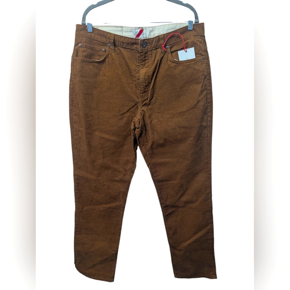Men's Brown Corduroy Pants NWT 36 X 34
